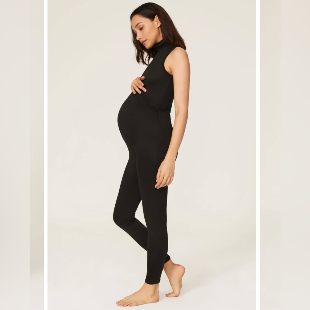 Bumpsuit | Maternity | One Piece | Jumpsuit | Black | Zipper Back | Size M